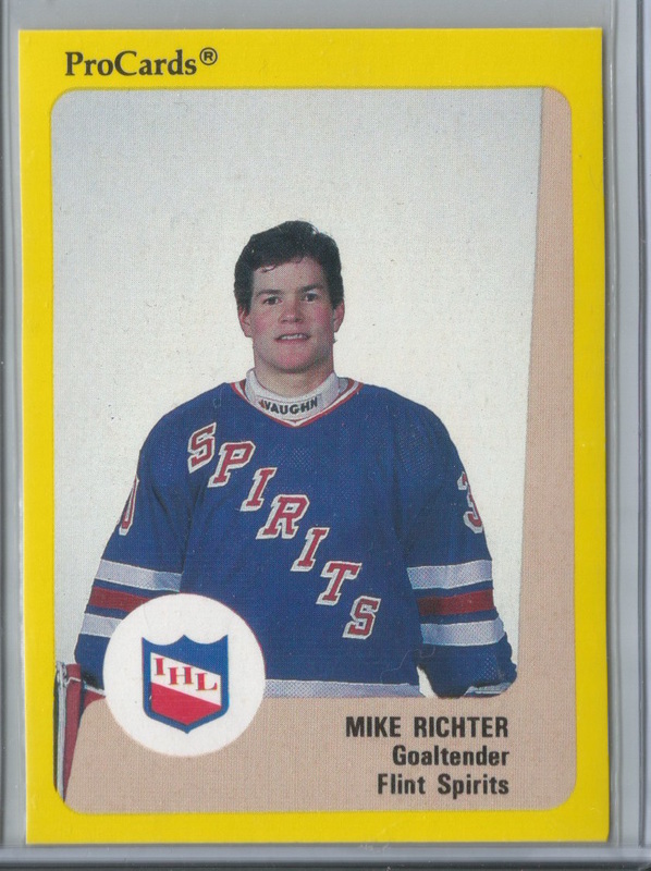 MIKE RICHTER 1994 Score Pinnacle 10 Rink Collection Parallel 